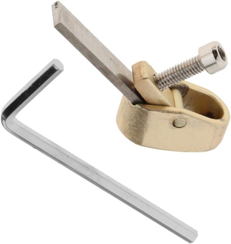 كلاراكو أداة يدوية لتسوية الخشب، مسحاج يدوي، مسحاج صغير لتشذيب الخشب، مسحاج لتنعيم الأسطح والحواف، ذهبي XXS - Image 5