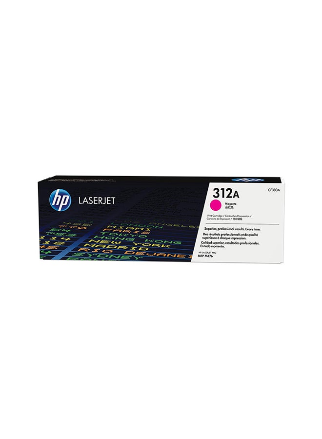 HP خرطوشة حبر أصلية طراز CF383A لطابعة ليزر جيت أرجواني - Image 1