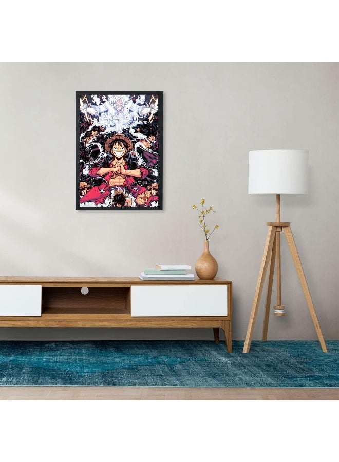Emoda Home Trove Anime my hero academia poster mha print on canvas painting wall art for living room decor boy gift (unframed, q-mha 1pcs) - White - Image 3