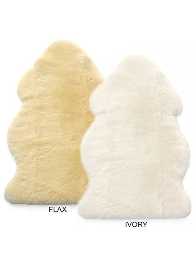 Woolino Sheepskin Rug for Babies , 100% Natural Australian Lambskin, Luxuriously Soft Shorn Lambskin Wool, 2 x 3 Feet, Flax - Image 5