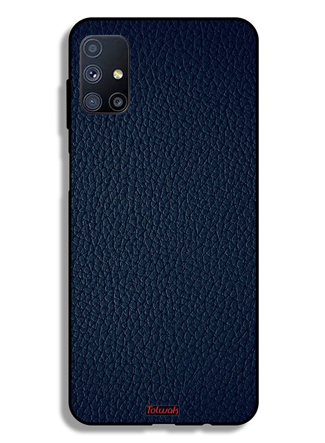 Tolwak Samsung Galaxy M51 Protective Case Cover Leather Pattern - Image 2