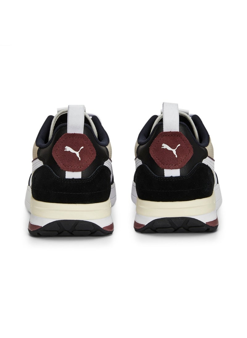 PUMA R22 Mens Black Trainers - Image 4