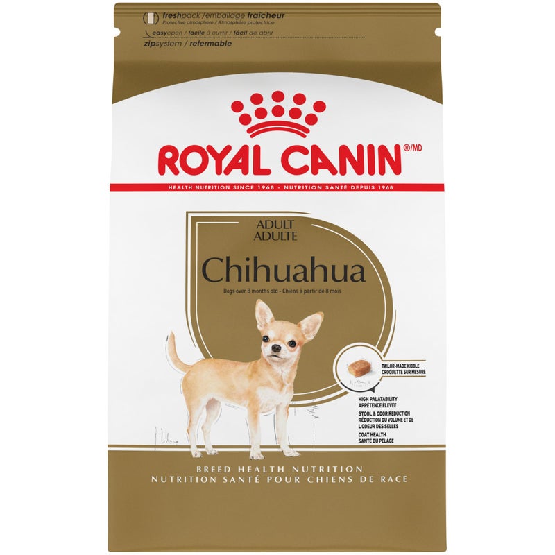 Royal Canin Chihuahua Adult Breed Specific Dry Dog Food, 10 Pounds. Bag - Image 1