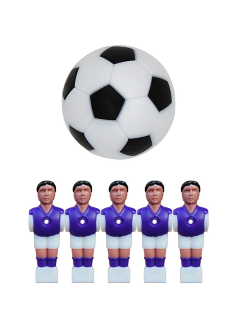 22PCS Foosball Men Replacement Parts, Soccer Table Foosball Players Doll Table Football Player Figures Table Soccer Player Replacements Foosball Table Foosball Men Figures for Mini Foosball Tables