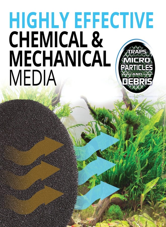 فلوفال فلتر فلوفال إف إكس الكربوني الرغوي، وسائط ترشيح بديلة لأحواض السمك، عبوة من قطعتين، A249، أبيض - Image 4