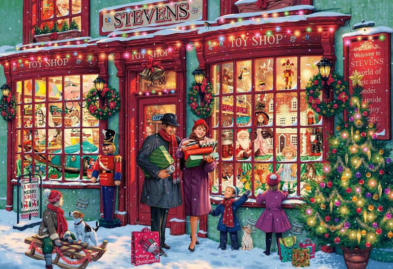 Buffalo Games - Steve Read - Christmas Toyshop - 2000 Piece Jigsaw Puzzle for Adults -Challenging Puzzle Perfect for Game Nights - Finished Size is 38.50 x 26.50 - Image 1