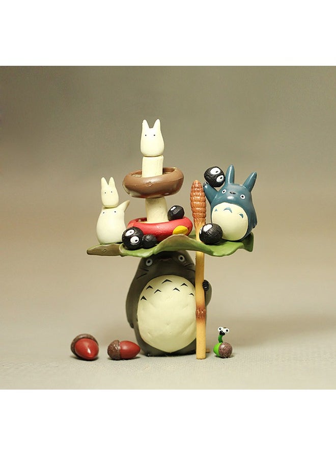 General Miyazaki Totoro Series Stackable Figure Mini Landscape Ornament Action Figure Doll  - Image 2