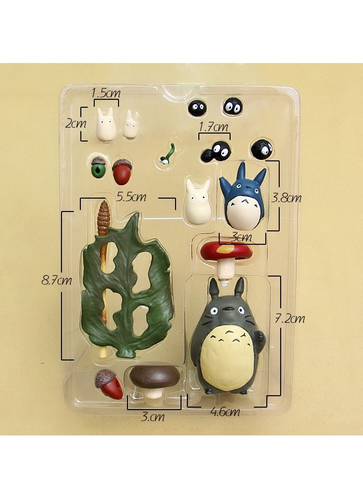 General Miyazaki Totoro Series Stackable Figure Mini Landscape Ornament Action Figure Doll  - Image 3