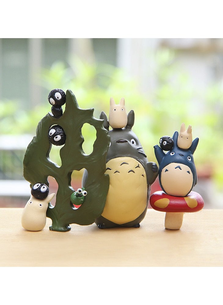 General Miyazaki Totoro Series Stackable Figure Mini Landscape Ornament Action Figure Doll  - Image 4