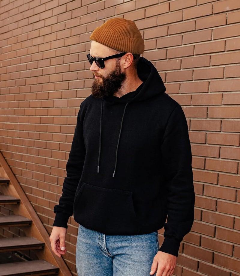 Roybens Swag Wool Knit Cuff Short Fisherman Beanie for Men Women, Winter Warm Hats - Image 3