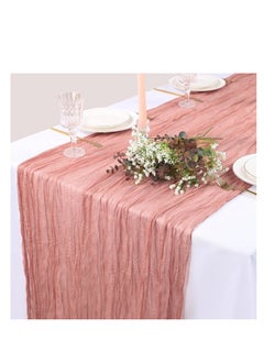 Generic Translucent Table Runner Chessian Tablecloth for Wedding Reception Bridal Shower Party Decoration Table Centerpiece 90400CM  - Image 3