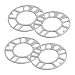 Wevdn 4 PCS Universal Wheel Spacer 5mm Thicken Steering Wheel Adapter Spacer for Most 4 Lug 5 Lug Aluminum Alloy Shims Hubcentric Spacer for 98120 Multiple Bolts Pattern - Image 2