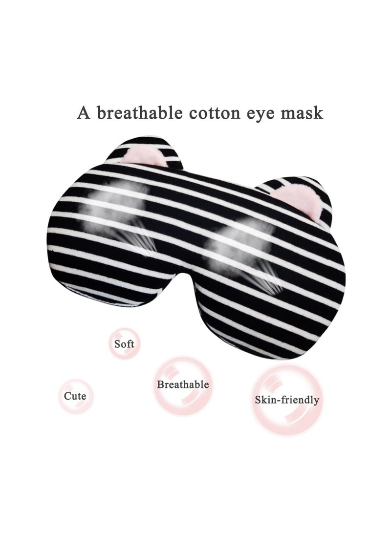 Excefore Heated Eye Mask, Heat Eye Mask for Sleeping, Warm Eye Compress for Dry Eyes, USB Electric Heating Eye Pad with Heat & Time Control, Relieve Dry Eye Syndrome, Stye, Blepharitis, A Great Sleep Artifact - Image 2