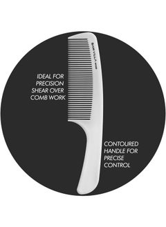 Sam Villa Artist Series Barbering Handle Comb Ivory  - Image 4