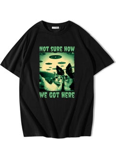 BRZ Collection Oversize Cat And Dog Selfie T-Shirt  - Image 1
