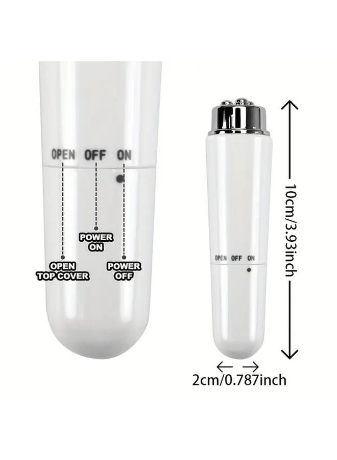 مساج الوجه والعين الوردي مع ٤ رؤوس قابلة للتبديل - محمول ولا يحتاج بطارية - هدية مجانية - Image 5