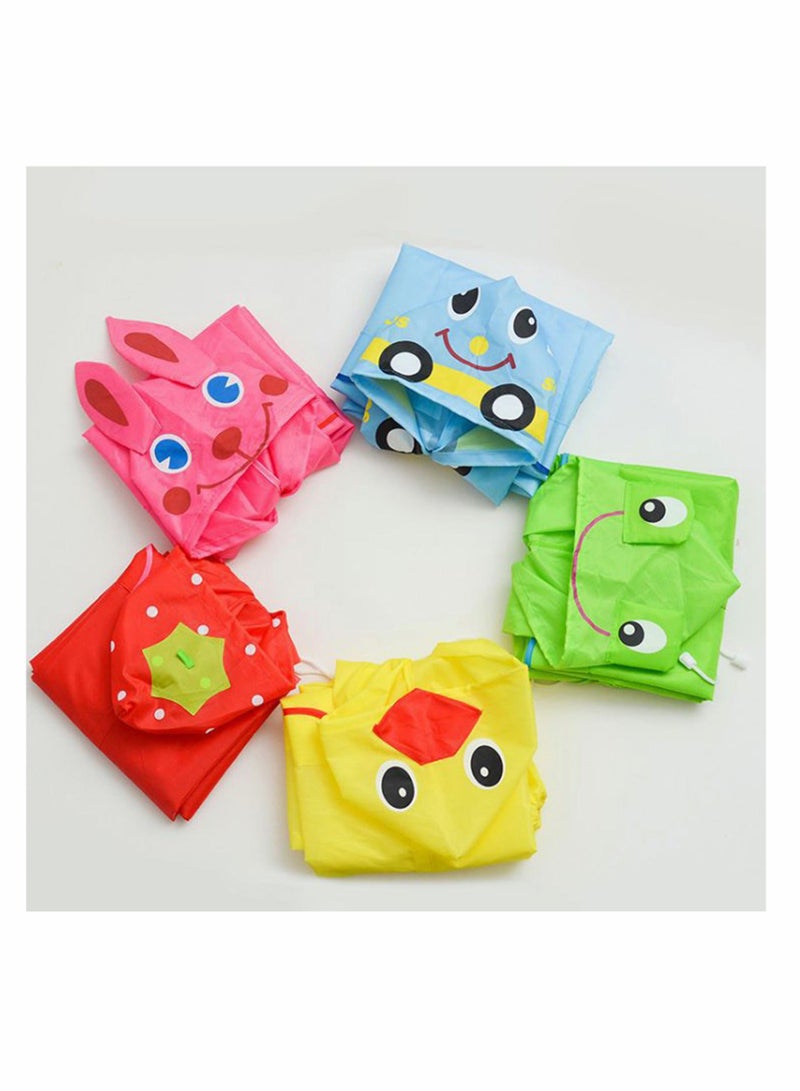 Children's raincoats, Cartoon Kids Rain Jacket, Boys Girls Hooded Rain Poncho Outdoors Kids Transparent Raincoat Student Rain Suit Waterproof Durable Windbreaker  - Image 5