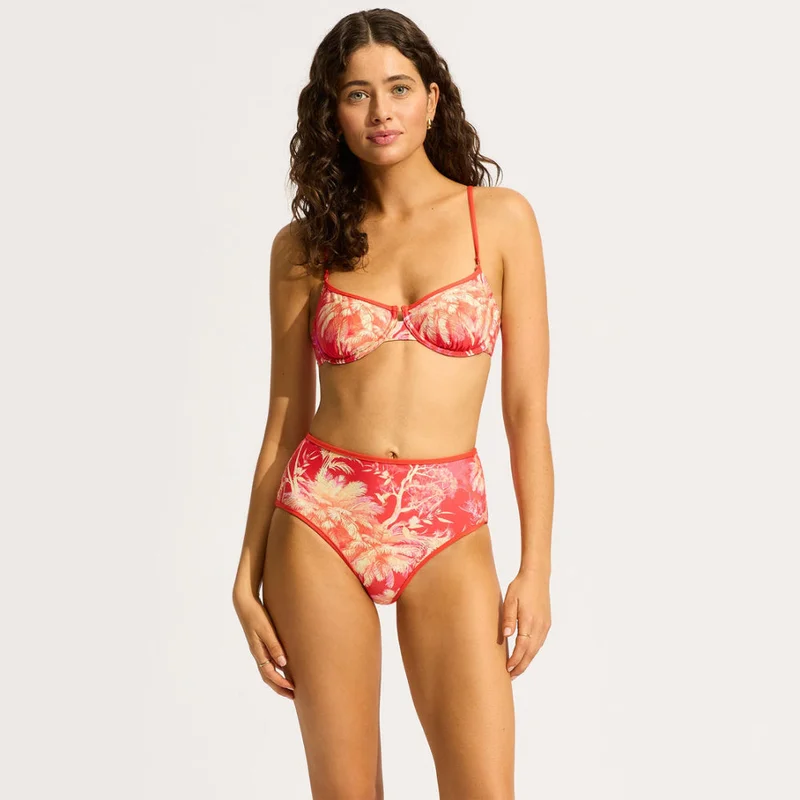 SEAFOLLY Marbella High Waisted Bikini Bottom - Women