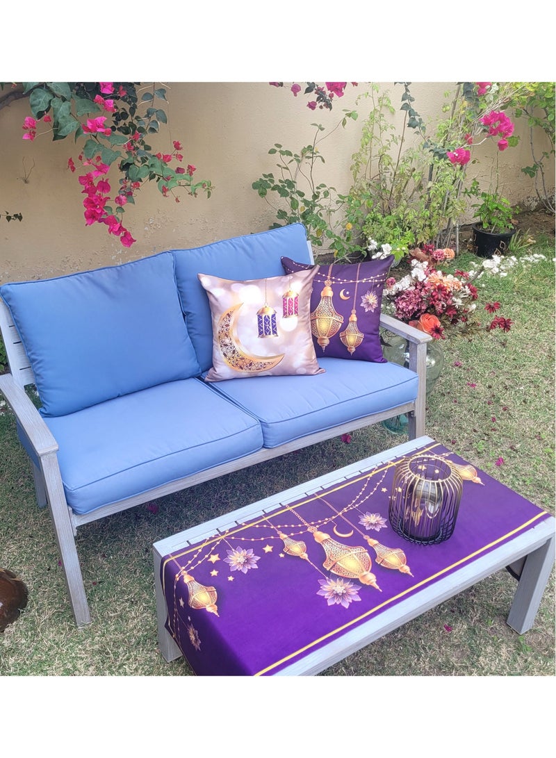 Alwan Set of 2 Ramadan Kareem 40 x 40 cm Cushion Covers - Image 5