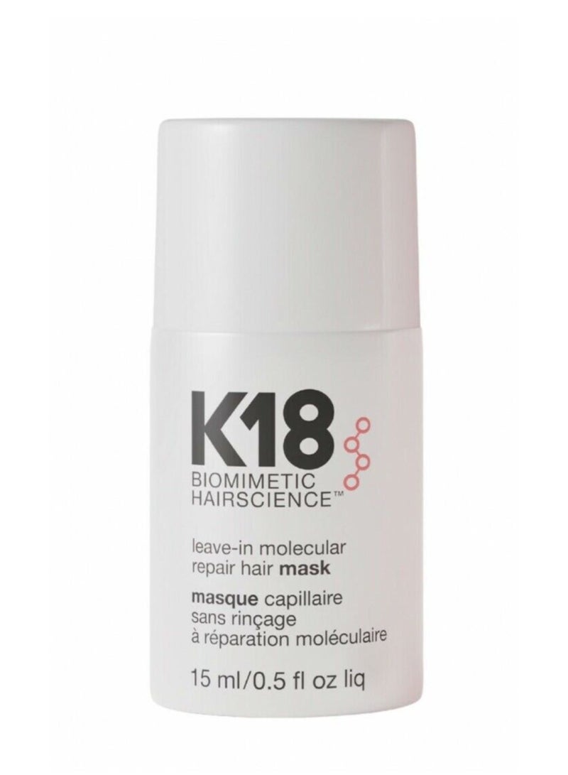 كيه ثمانية عشر K18 قناع الشعر المعالج بجزيئات لتركه في الشعر 15 مل - Image 1
