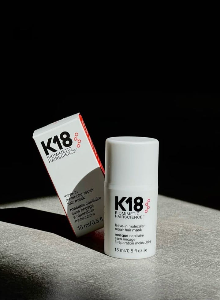 كيه ثمانية عشر K18 قناع الشعر المعالج بجزيئات لتركه في الشعر 15 مل - Image 5
