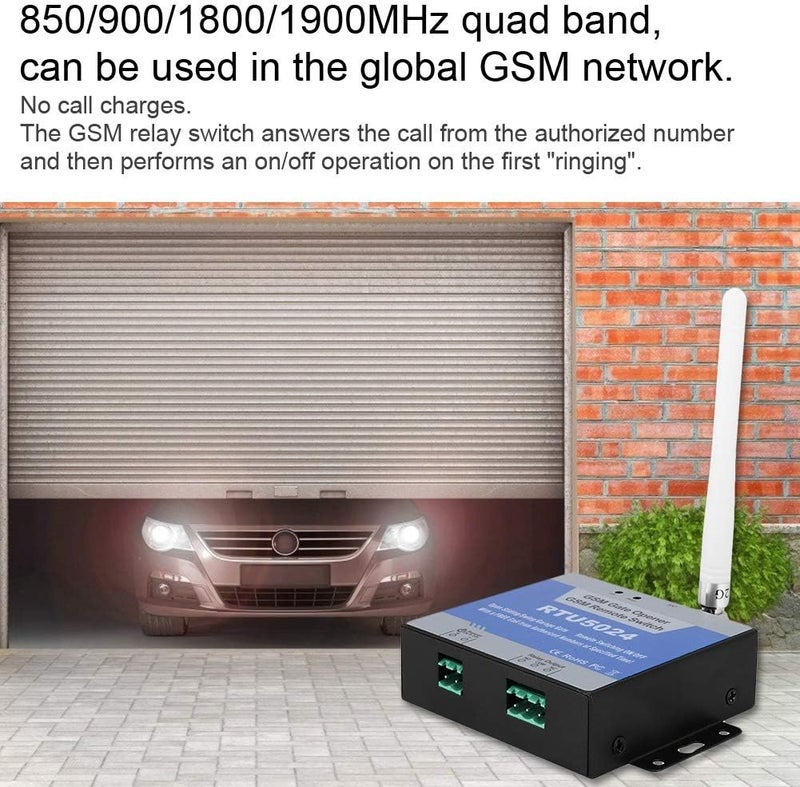 كلاراكو جهاز فتح بوابة GSM، وحدة تحكم في الوصول RTU 5024، مفتاح تشغيل/إيقاف عن بُعد، دعم أوامر الرسائل النصية المجانية 850/900/1800/1900 ميجاهرتز - Image 3