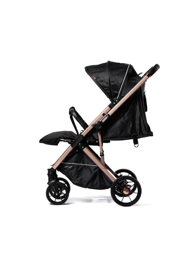 Cullar Premium Baby Stroller – Lightweight, Compact, Ergonomic Reclining Seat, Smooth Suspension, One-Hand Fold, Adjustable Sunshade, Large Storage Basket, Parent-Friendly Features & Comfort - Image 2