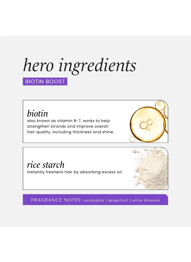 HASK Biotin Thickening Dry Shampoo 122g