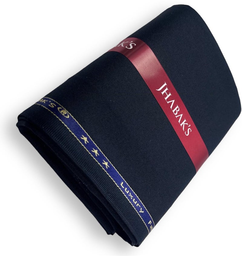 JHABAK'S Solid Unstitched Viscose Rayon Self Design Trouser Fabric - 1.30 meters (Pack of 4) K, Multicolour - Image 4