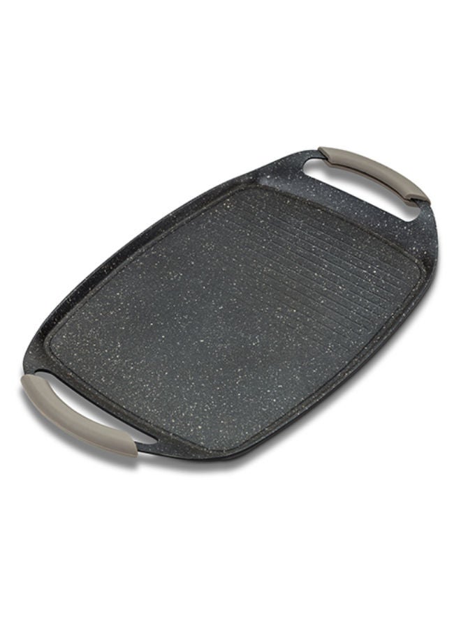NAVA Die Cast Aluminium Grill Plate "Funtzio" With Nonstick Stone Coating -Black - Image 1
