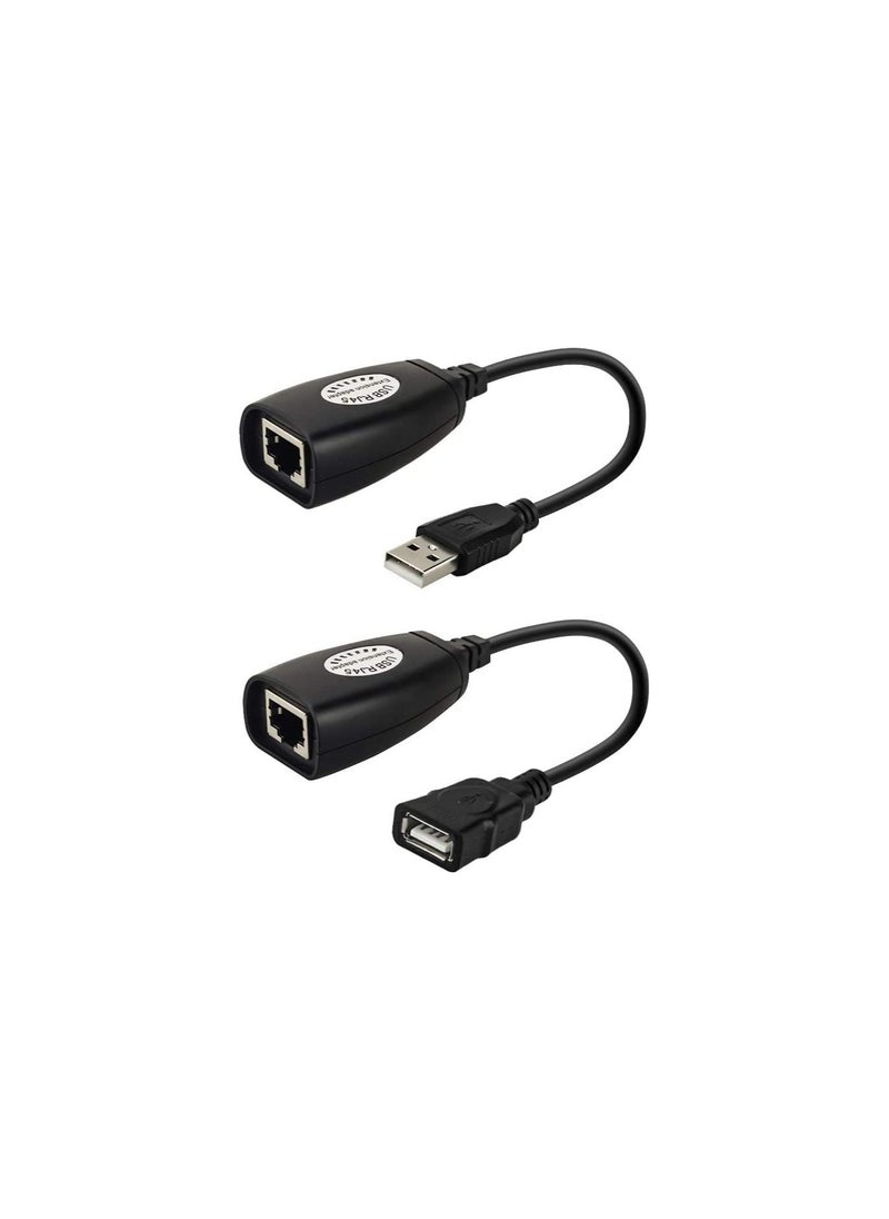Generic USB Extender Adapter USB to RJ45 LAN Extension AUDIO VIDEO CABLE Over Cat5 Cat5e Cat6 Cable extends up to 45 Meter  - Image 4