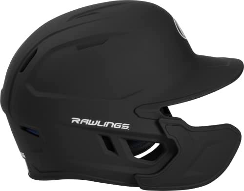 Rawlings | MACH ADJUST Batting Helmet with Extension Flap | Left Hand Batter | Senior (6 7/8" - 7 5/8") | Matte Black - Image 4