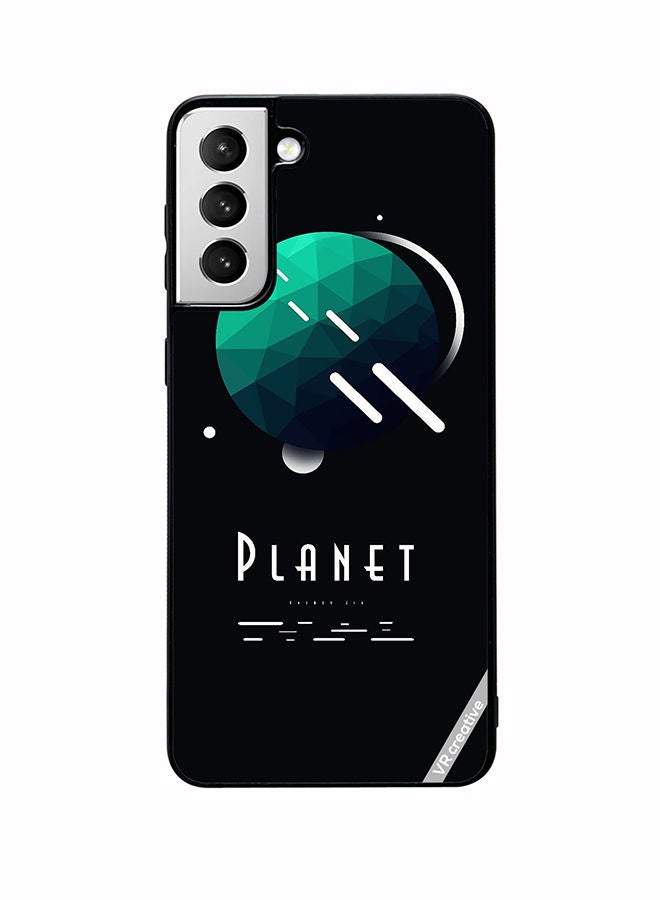 VR CREATIVE Protective Case Cover For Samsung Galaxy S22 Plus 5G Planet Design Multicolour - Image 1