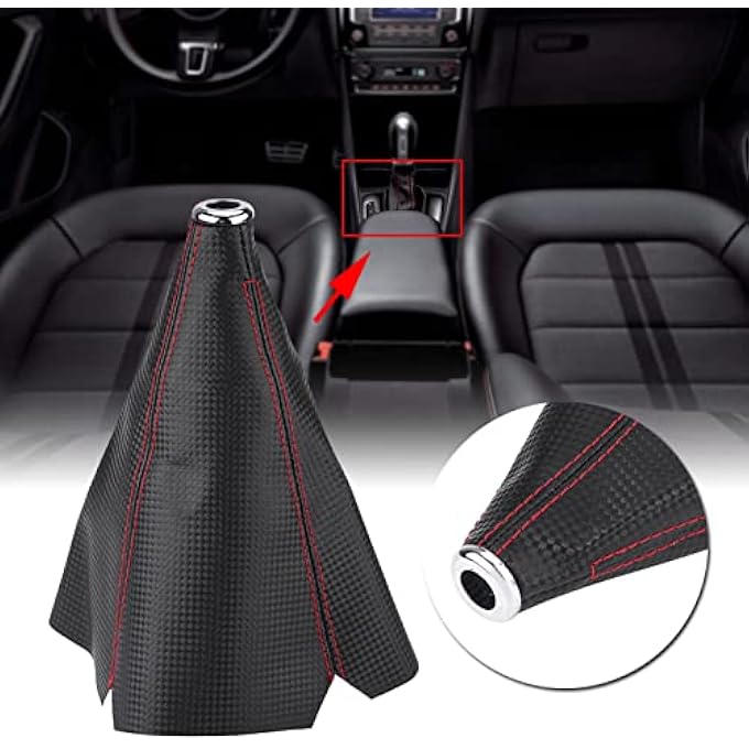 rayihni Cryfokt Gear Knob Boot Gear Knob Cover Gear Gaiter Car Shifter for Most Manual Cars - Image 4