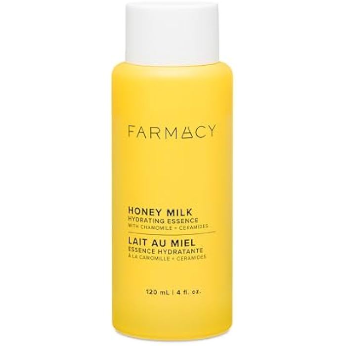 FARMACY إيسنس مرطب من فارمسي - تونر حليب العسل المرطب + إيسنس للوجه لتهدئة وترطيب وتقوية حاجز البشرة - يحضر البشرة لمنتجات العناية بالبشرة أو تطبيق المكياج (120 مل) - Image 1