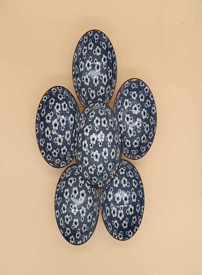 P Plus Fire أوعية تقديم المعكرونة رامين من السيراميك قابلة للتكديس من P Plus Fire، أوعية بورسلين كبيرة مستديرة قابلة للاستخدام في الميكروويف للمطبخ (عبوة من 6 قطع) - Image 4