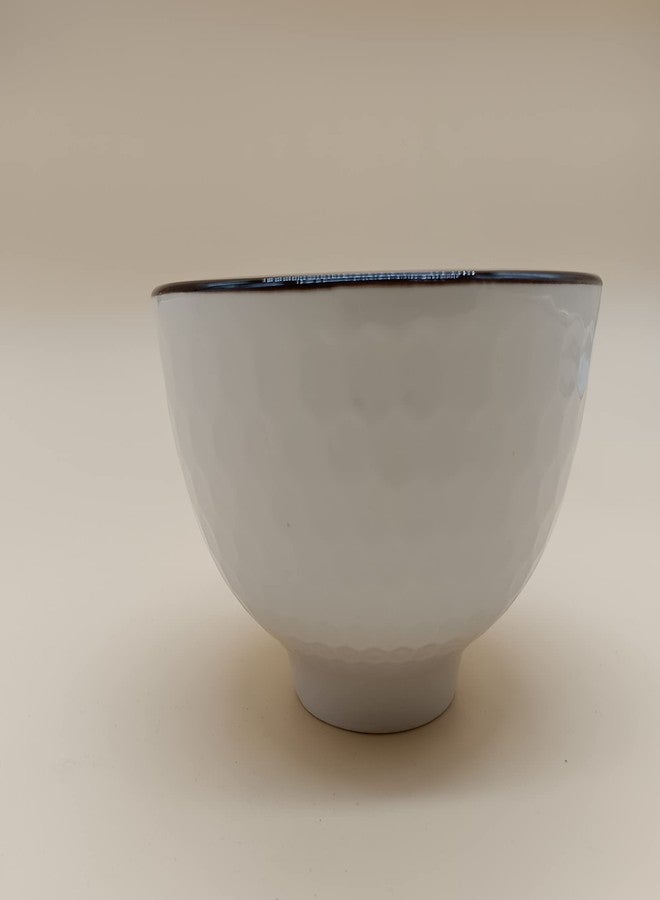 P Plus Fire أوعية تقديم المعكرونة رامين من السيراميك قابلة للتكديس من P Plus Fire، أوعية بورسلين كبيرة مستديرة قابلة للاستخدام في الميكروويف للمطبخ (عبوة من 6 قطع) - Image 3