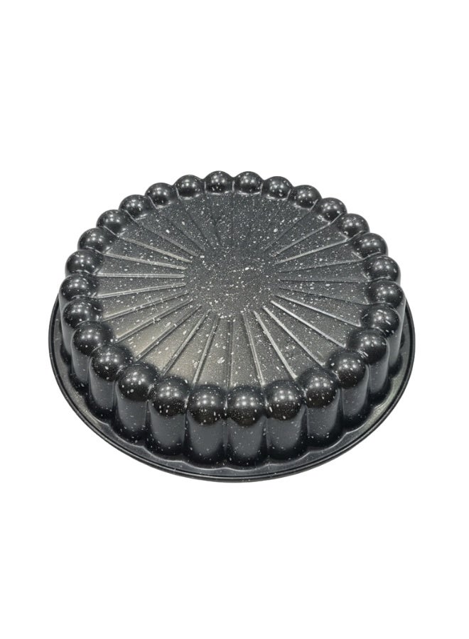 Roomlyne Granite Coated Round Cake Pan Non Stick Baking Mold for Homemade Cakes and Tarts - Image 2