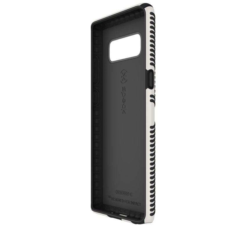 Speck Products Presidio Grip Cell Phone Case for Samsung Galaxy Note8 - White/Black Presidio Grip - Image 4