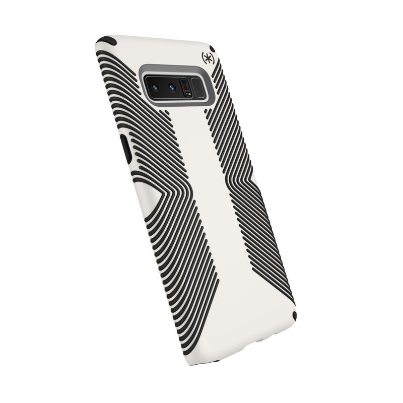 Speck Products Presidio Grip Cell Phone Case for Samsung Galaxy Note8 - White/Black Presidio Grip - Image 2