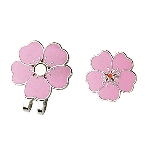 PINMEI Flower Golf Ball Marker with Golf Hat Clip - Perfect Gift for Your Friend (Flower Clip) - Image 2