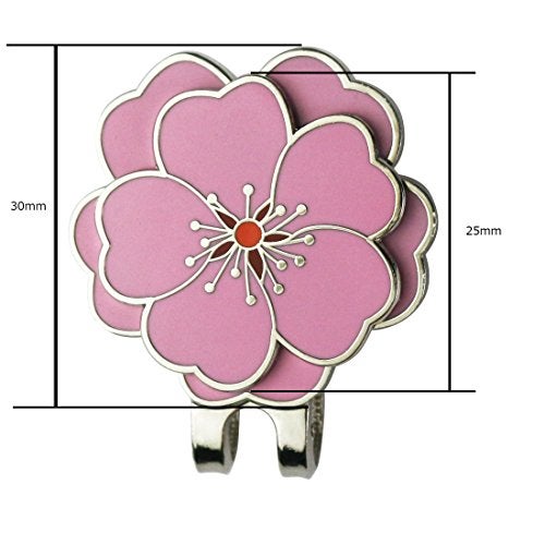 PINMEI Flower Golf Ball Marker with Golf Hat Clip - Perfect Gift for Your Friend (Flower Clip) - Image 5