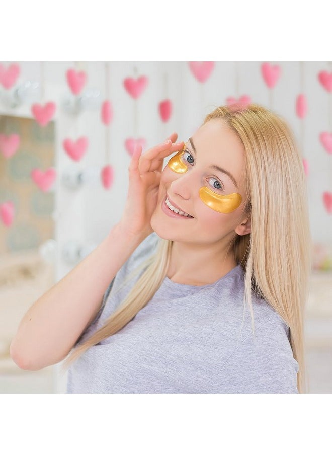 Le Gushe - LE GUSHE Under Eye Mask & Under Eye Patches (20 Pairs) - Gold Eye Mask with Amino Acid, Cooling Eye Care for Wrinkles, Puffy Eyes & Dark Circles - Gifts for Women - Image 1