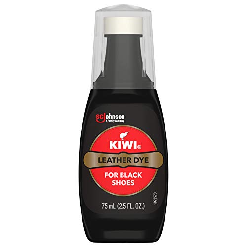 SC Johnson KIWI Leather Dye Black 25 oz 1 Bottle with Sponge Applicator - Image 1
