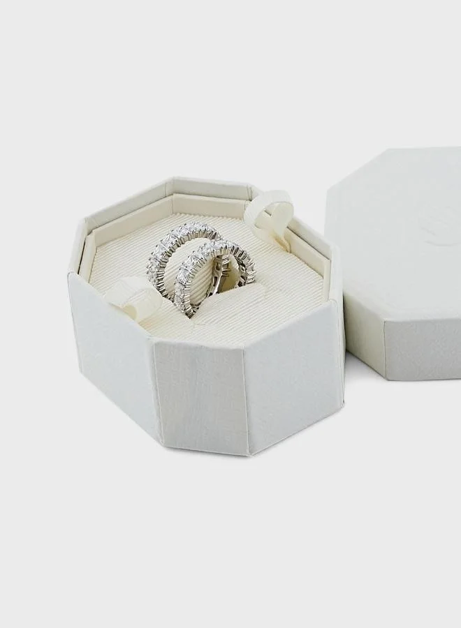Swarovski silver Hyperbola Ring for Women | Best Price UAE