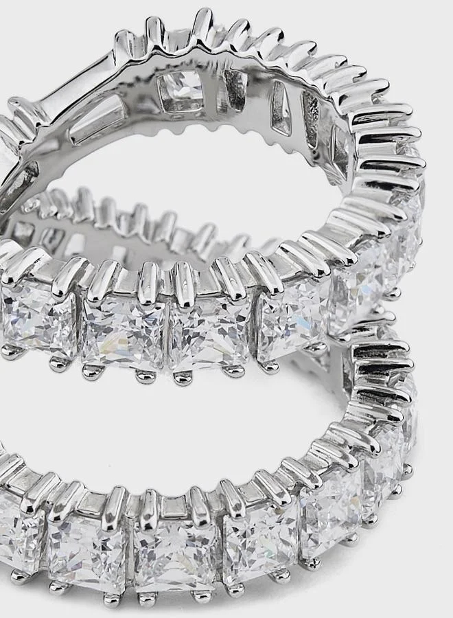 Swarovski silver Hyperbola Ring for Women | Best Price UAE