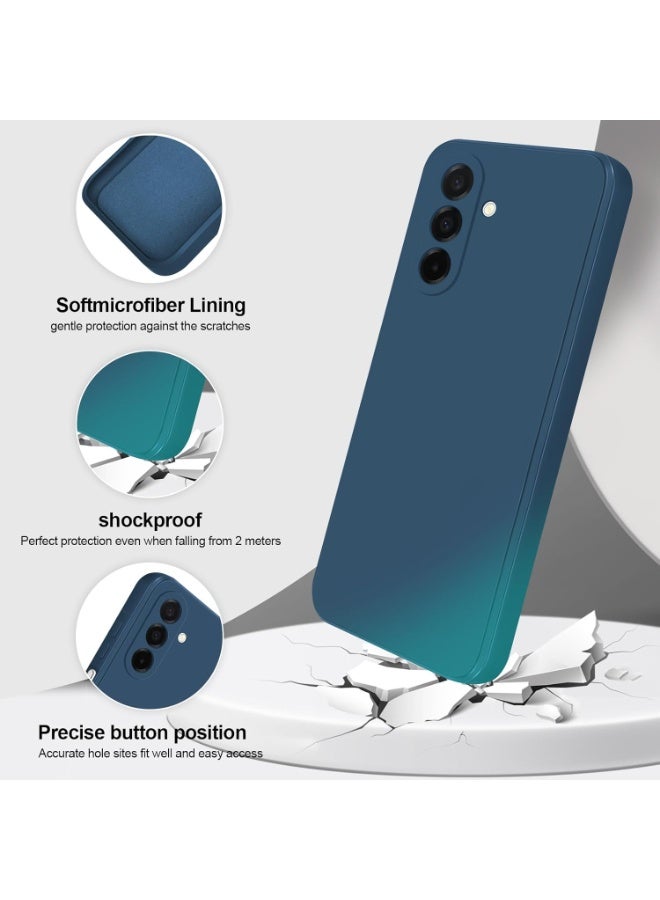 ACLIX Premium Liquid Silicone Case for Samsung Galaxy A17 Slim Fit, Soft Touch with Microfiber Lining & Enhanced Camera Protection - Durable & Anti-Fingerprint | Dark Blue - Image 4
