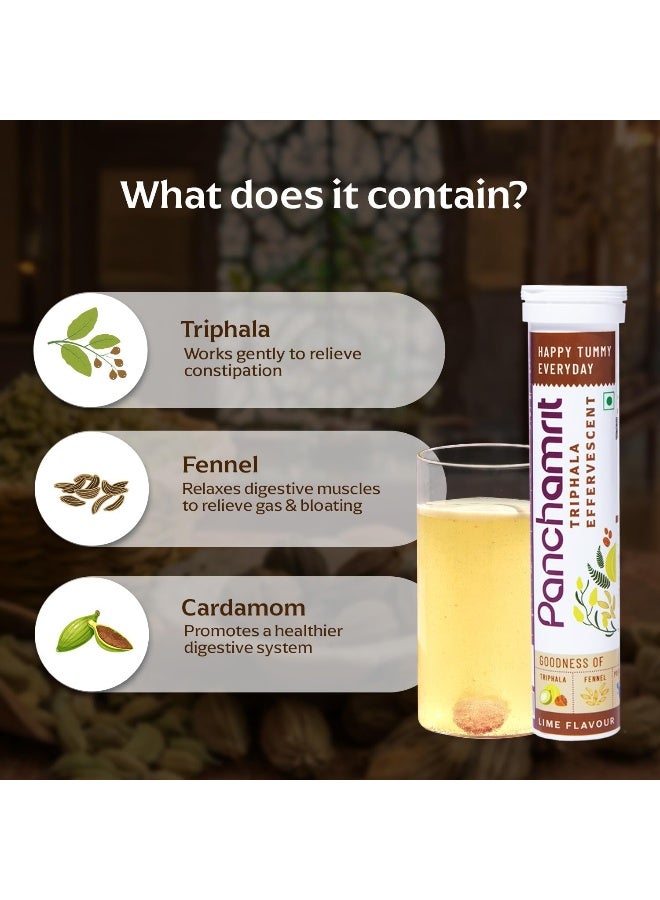 بانشامريت تريفالا زجاجية فوار، عبوة من 20 قرصًا - Image 4