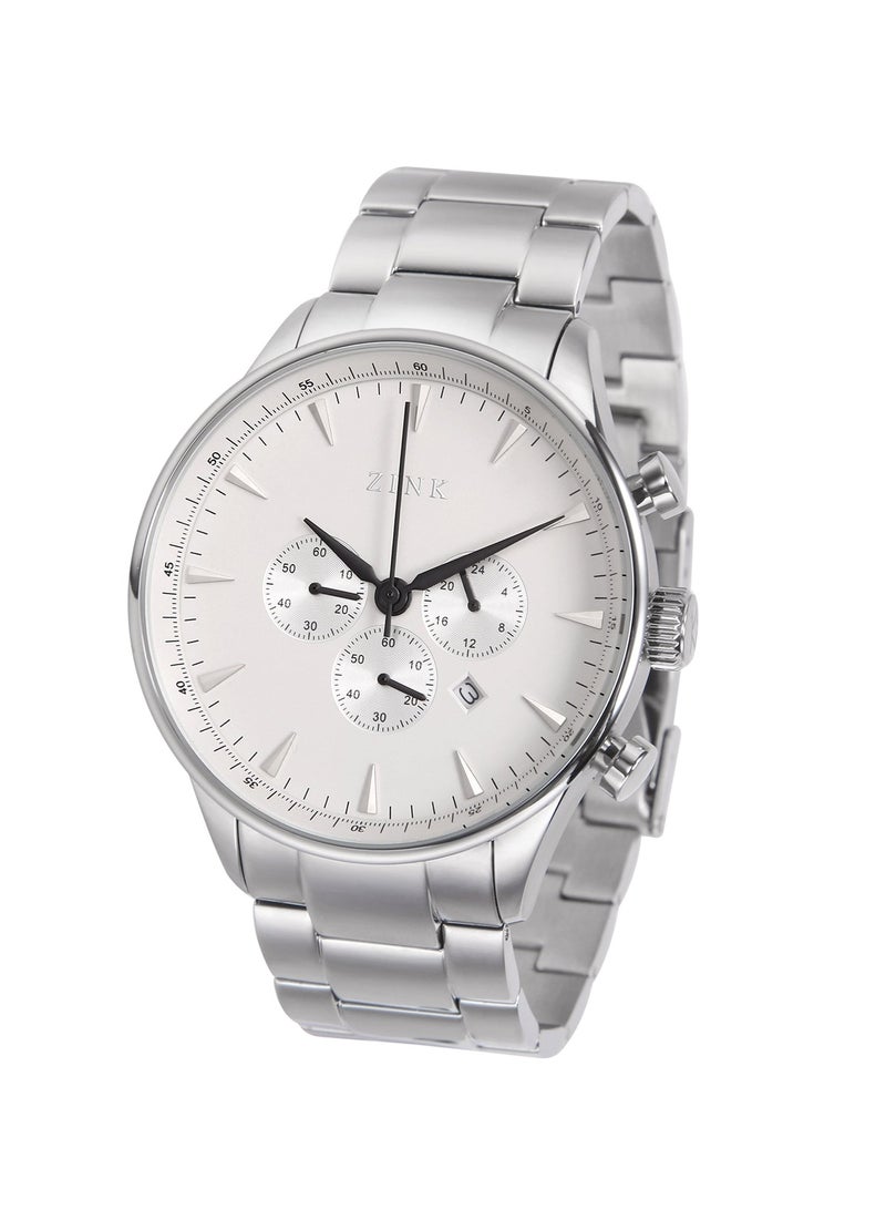 زنك ساعة ZINK ZK127G2SS-16 الأنيقة - ساعة رجالية عصرية من الفولاذ المقاوم للصدأ - Image 4