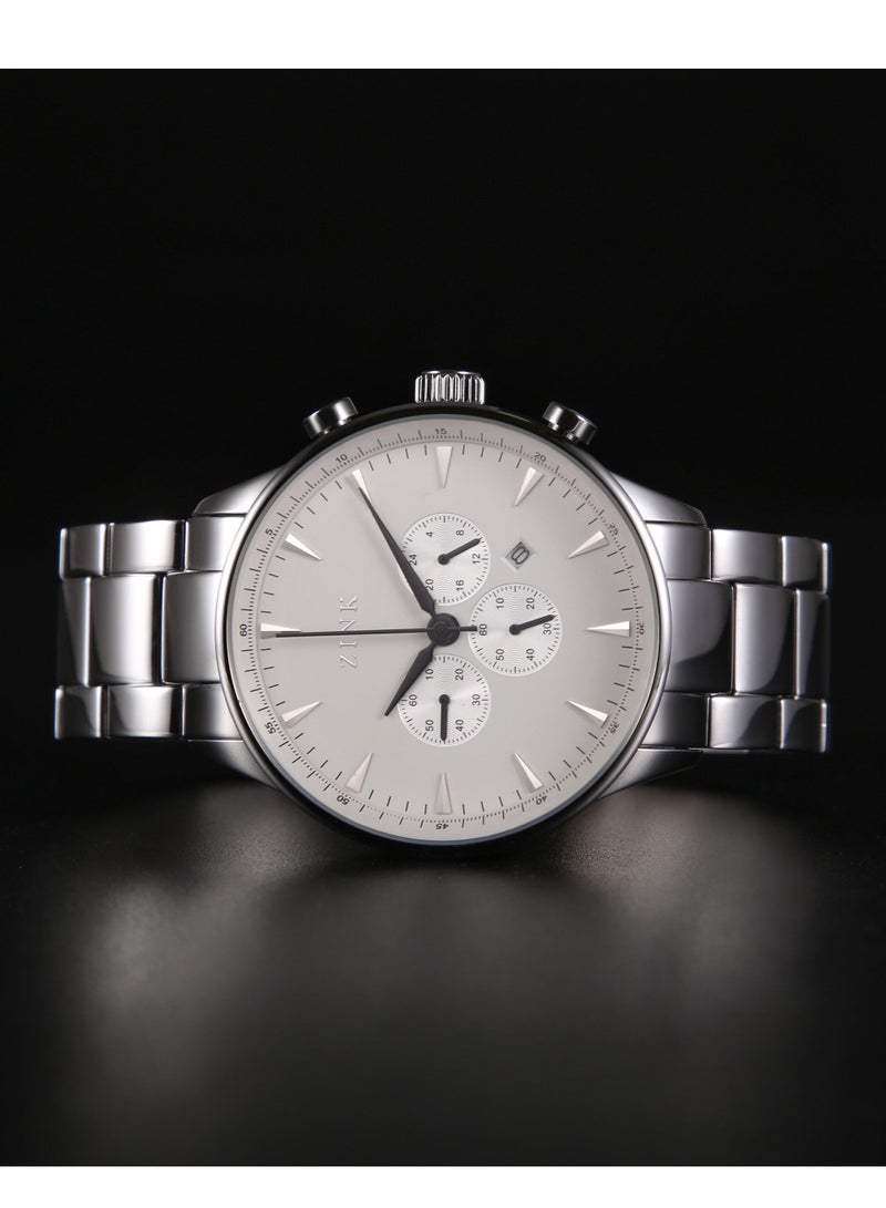 زنك ساعة ZINK ZK127G2SS-16 الأنيقة - ساعة رجالية عصرية من الفولاذ المقاوم للصدأ - Image 5